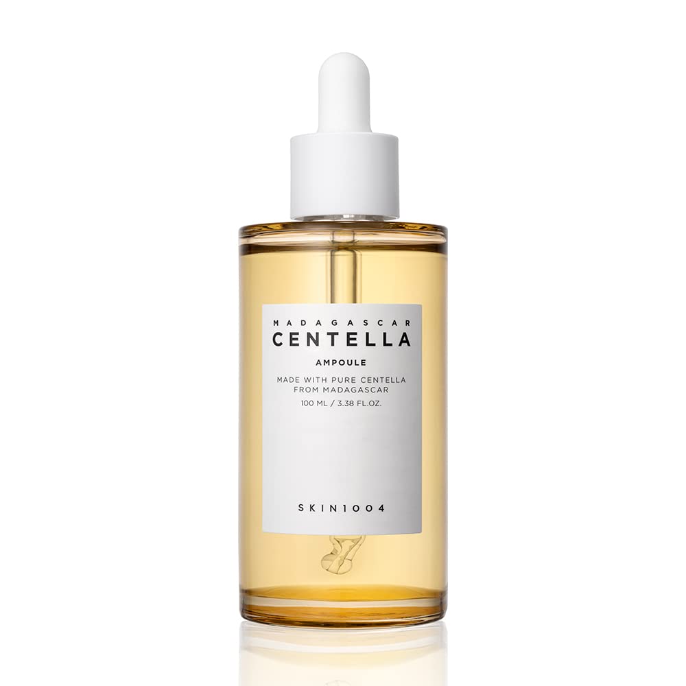 SKIN1004 Madagascar Centella Asiatica Ampoule Facial Serum | 100% Centella Asiatica Extract for Soothing Sensitive and Acne-Prone Skin, 55ml