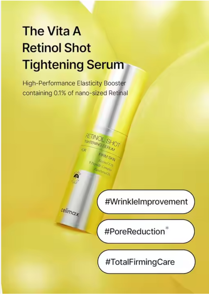 celimax Vita-A Retinol Shot Tightening Serum, Firming Skin Care 30ml Slaxmi Ventures