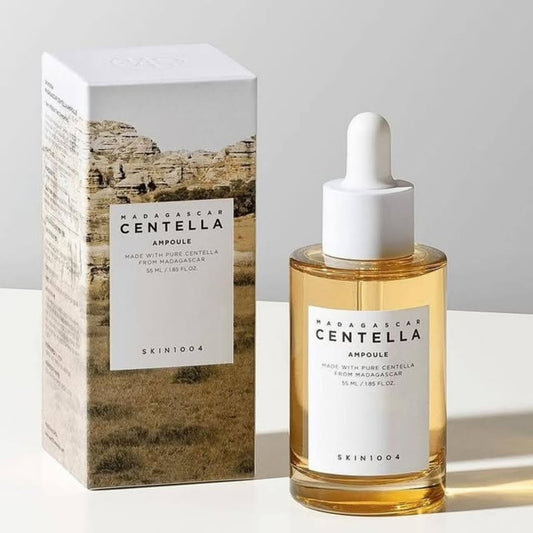 SKIN1004 Madagascar Centella Asiatica Ampoule Facial Serum | 100% Centella Asiatica Extract for Soothing Sensitive and Acne-Prone Skin, 55ml